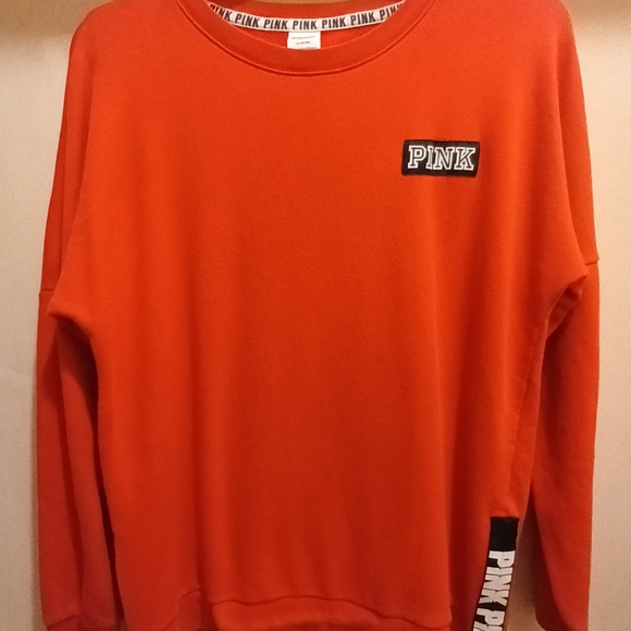 PINK Victoria's Secret Men's Orange Sweater - Picture 1 of 9